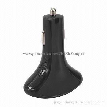 USB Car Charger with ABS Material, Fast Charging